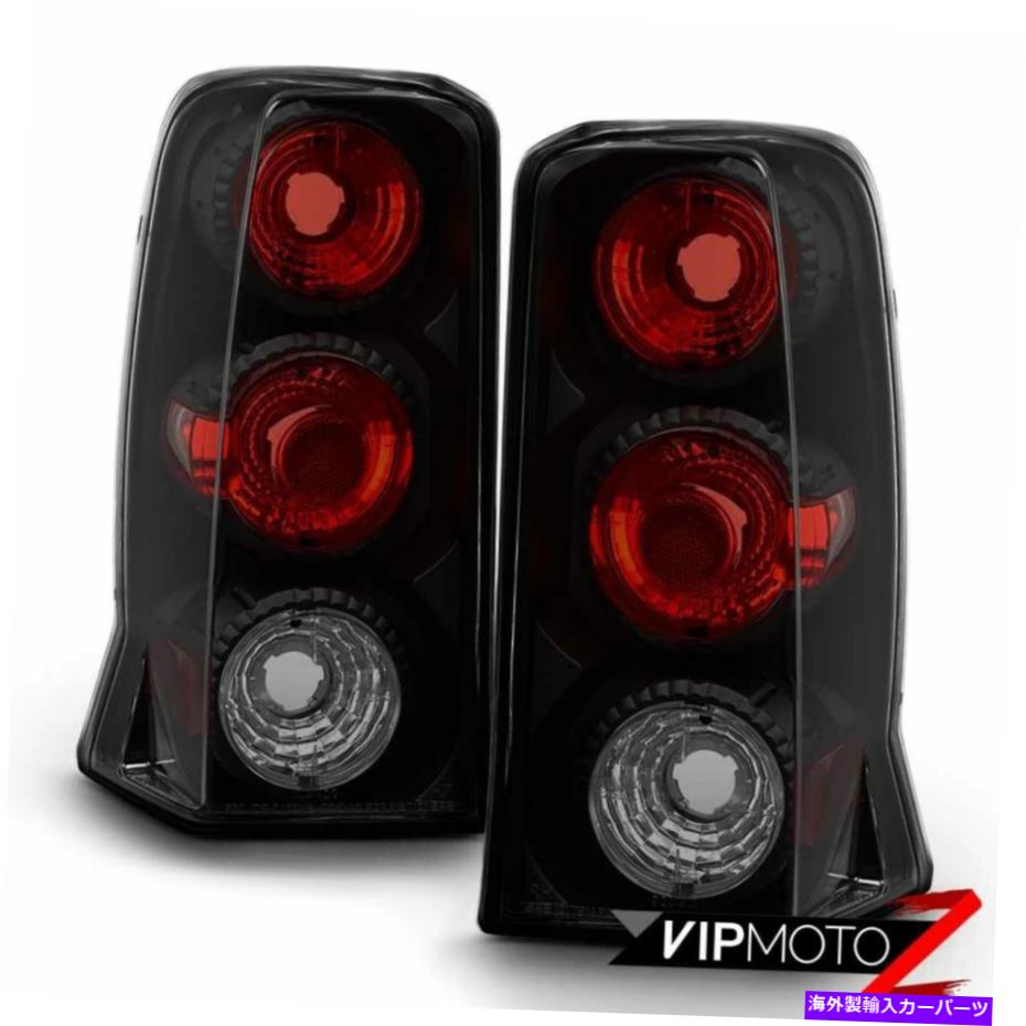 USテールライト 02-06キャデラックエスカレードESV「ダークスモーク着色」テールライト左+右ランプ For 02-06 Cadillac Escalade ESV \