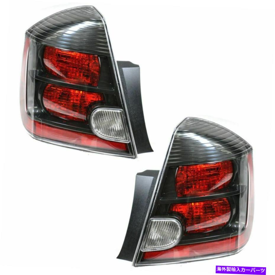 USテールライト Taillamps Taillightsブレーキライトペア07-08 SENTRA 2.5Lの左右のセット Taillamps Taillights Brake lights Pair Set Left & Right For 07-08 Sentra 2.5L【並行輸入品】