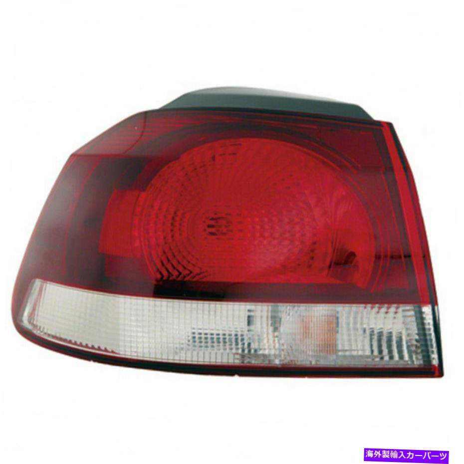 USテールライト フォルクスワーゲンゴルフ/ GTIアウターテールライト2010-2014ドライバーサイドハロゲンVW2804106 For Volkswagen Golf/GTI Outer Tail Light 2010-2014 Driver Side Halogen VW2804106【並行輸入品】 35,688円
