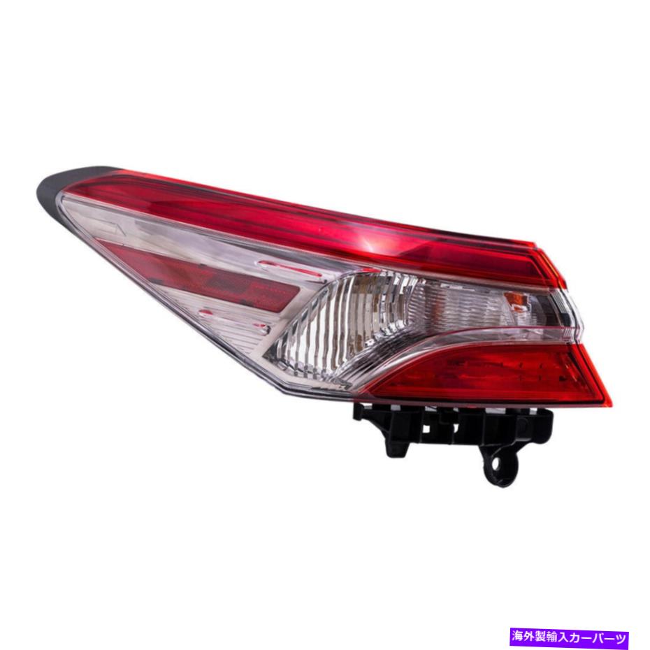 USテールライト 18~19トヨタカムリーSE用のドライバーテールライトクォーターパネルマウントスモークレンズ Drivers Tail Light Quarter Panel Mounted Smoked Lens for 18-19 Toyota Camry SE【並行輸入品】