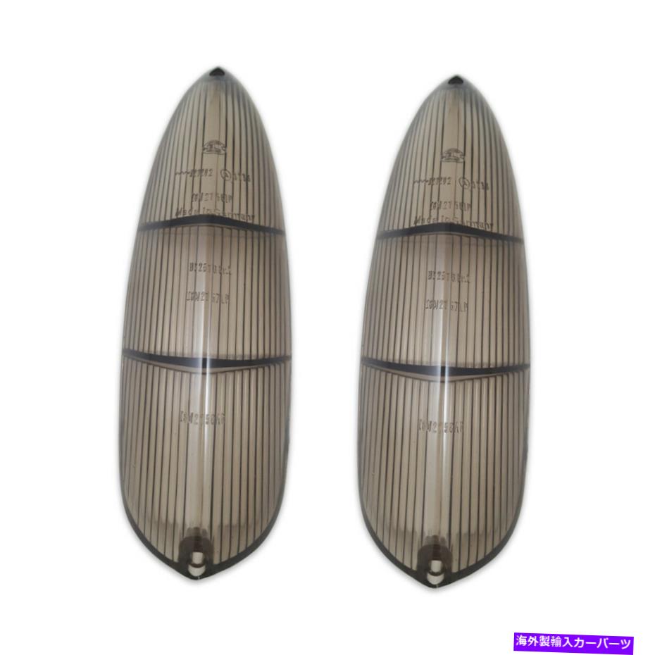 USテールライト VWタイプ3 1961-1969スモークフラットテールライトレンズノッチバックスクエアバックファスバック VW TYPE 3 1961-1969 SMOKED FLAT TAIL LIGHT LENSES NOTCHBACK SQUAREBACK FASTBACK【並行輸入品】