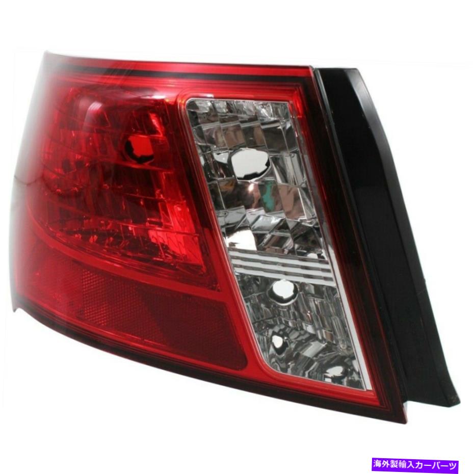 USテールライト 2008-2014のハロゲンテールライトSubaru Imperzaセダン左透明＆レンズ Halogen Tail Light For 2008-2014 Subaru Impreza Sedan Left Clear & Red Lens【並行輸入品】