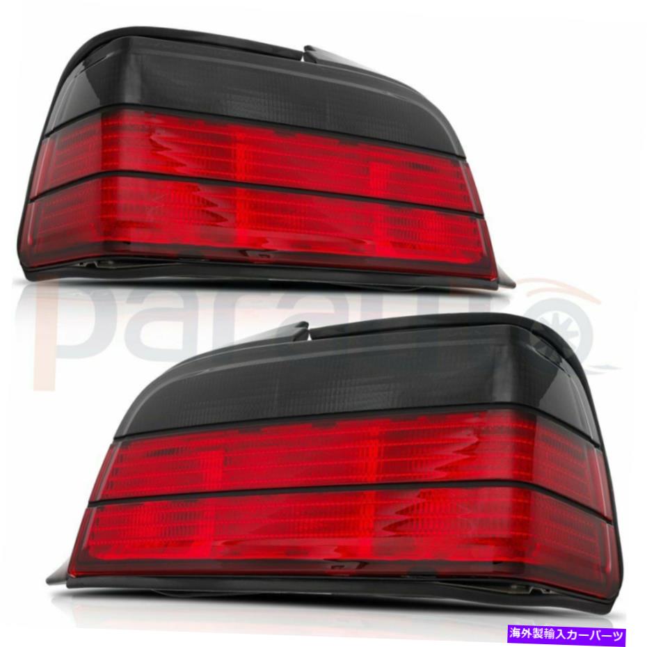 USテールライト 1992-1998 BMW 3シリーズE36 2DRテールライトブレーキ後部ランプライトスモーク＆レッド For 1992-1998 BMW 3-Series E36 2Dr Tail Light Brake Rear Lamp Light Smoke&Red【並行輸入品】
