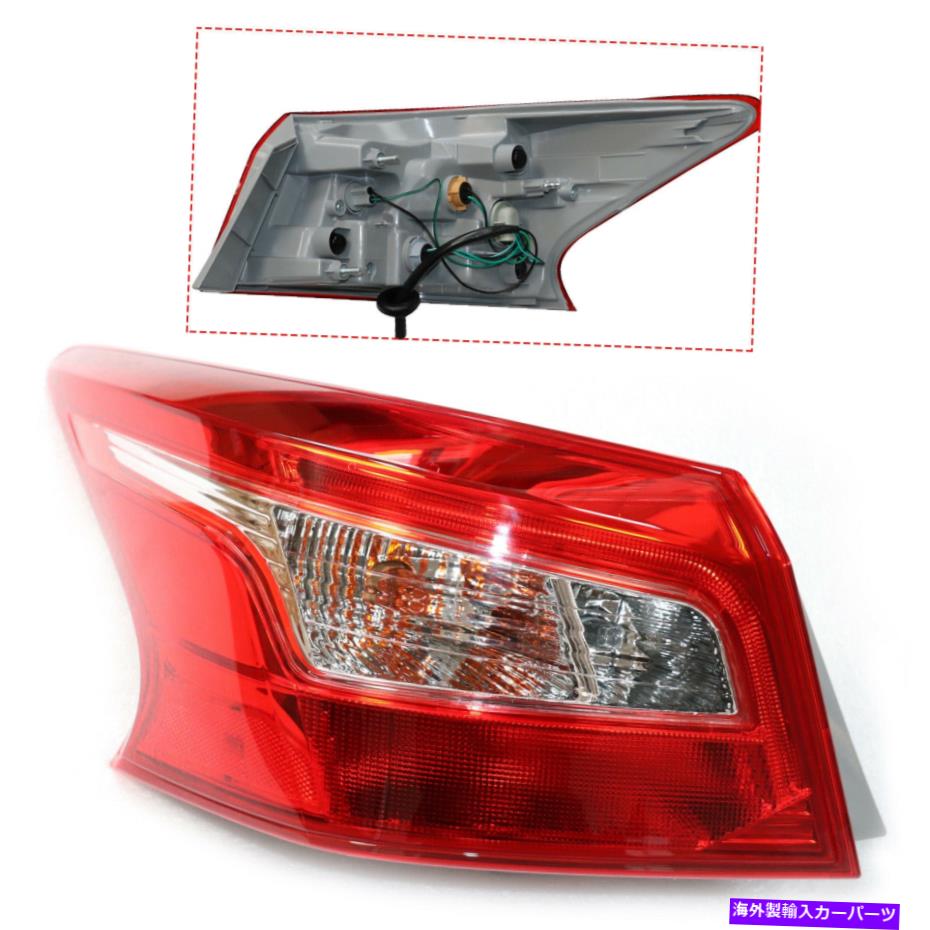 USテールライト Nissan Sentra 2016 2017 2017 2017 2017年左ドライバーテールライトブレーキランプLH For Nissan Sentra 2016 2017 2018 Left Driver Tail Light Brake Lamp LH【並行輸入品】