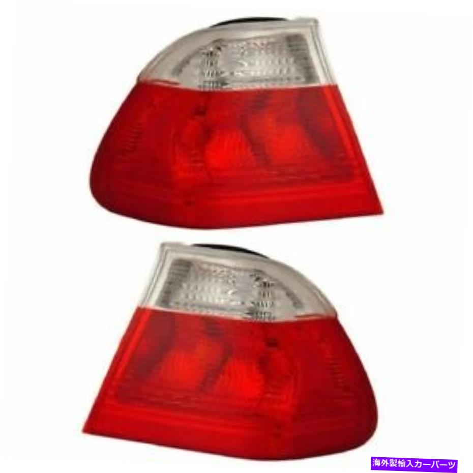 USテールライト CG BMW 3シリーズE46 99-01 4 DRテールライト赤/クリア CG BMW 3 Series E46 99-01 4 Dr Tail Light Red/Clear【並行輸入品】