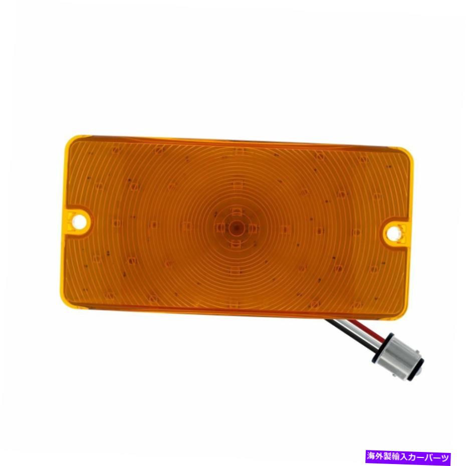 USテールライト 1969-77フォードブロンコ1ペア琥珀のためのLEDパーキング信号ライト LED Parking Signal Lights For 1969-77 Ford Bronco 1 pair amber【並行輸入品】