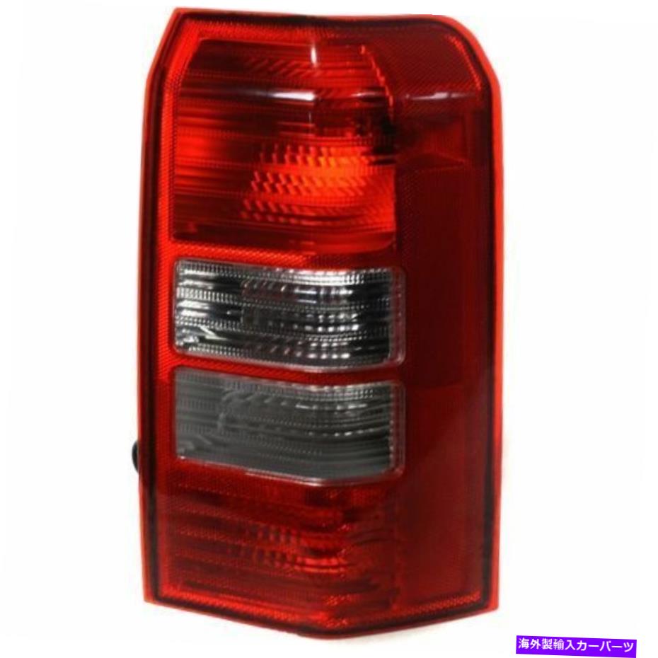 USテールライト Patriot 08-16、Capa旅客サイドテールライトアセンブリ、クリア、レッドレンズ For Patriot 08-16, CAPA Passenger Side Tail Light Assembly, Clear and Red Lens【並行輸入品】