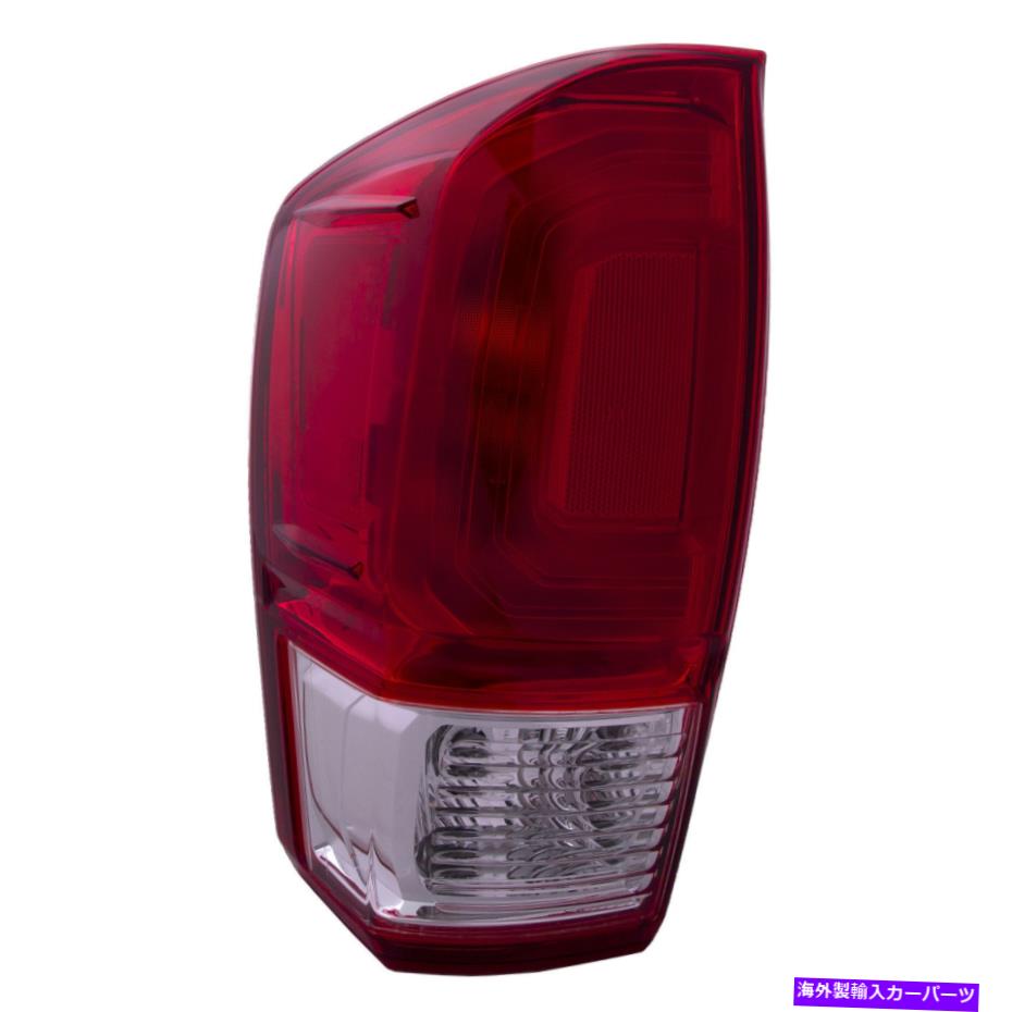USテールライト テールライトレッドベゼル左ドライバーカーパは2016-2017トヨタタコマベース Tail Light Red Bezel Left Driver CAPA Fits 2016-2017 Toyota Tacoma Base【並行輸入品】