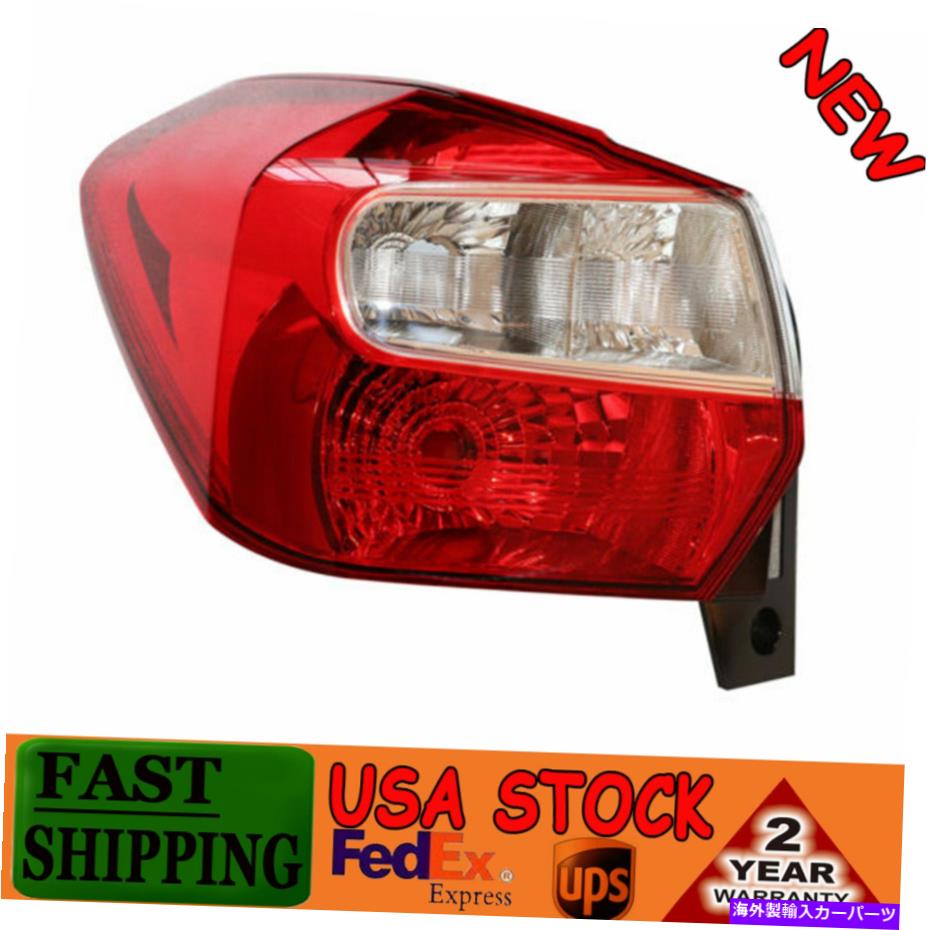 USテールライト 2012-2016 Subaru Imperza / 2013-2015 XV CrosstrekリアテールライトドライバLH For 2012-2016 Subaru Impreza/ 2013-2015 XV Crosstrek Rear Tail Light Driver LH【並行輸入品】