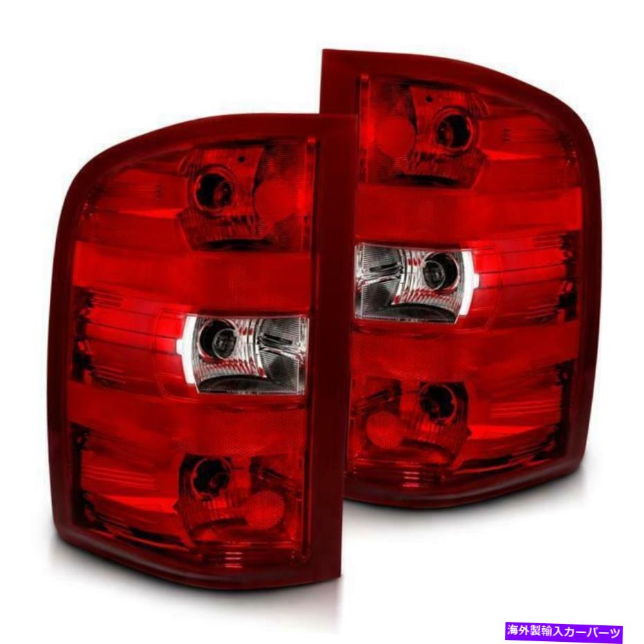 USテールライト CG Taillights Chevy Silverado 07-13 T.L赤/クリアセット CG TailLights Chevy Silverado 07-13 T.L Red/Clear Set【並行輸入品】