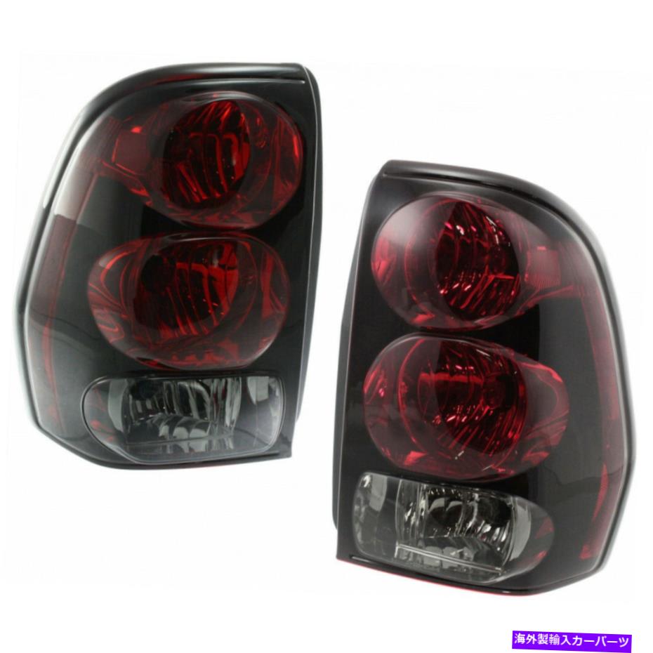 USテールライト Chevy Trailblazerテールライトアセンブリ2002-2009ペアLHとRHサイドドット For Chevy Trailblazer Tail Light Assembly 2002-2009 Pair LH and RH Side DOT【並行輸入品】