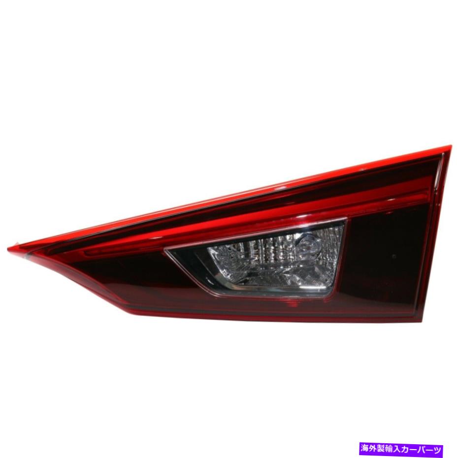 USテールライト 2014年から2018年のテールライトMazda 3 Sedan Passenger Side Inner Inna The Inner Built Tail Light For 2014-2018 Mazda 3 Sedan Passenger Side Inner For Japan Built【並行輸入品】