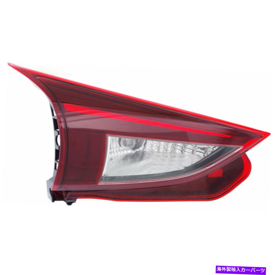 USテールライト フィット2014-2018マツダ3テールライトインナードライバサイドカーバMA2802114 Fits 2014-2018 Mazda 3 Tail Light Inner Driver Side CAPA MA2802114【並行輸入品】