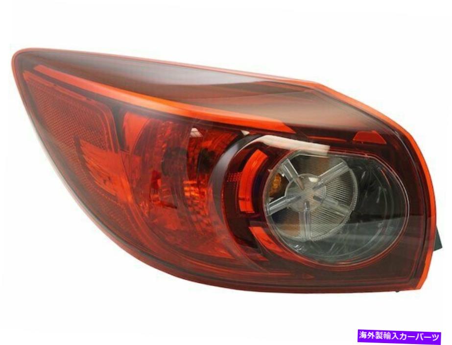 USテールライト 2014-2018マツダ3テールライトアセンブリの外側28369WJ 2015 2016 2017 For 2014-2018 Mazda 3 Tail Light Assembly Left Outer 28369WJ 2015 2016 2017【並行輸入品】