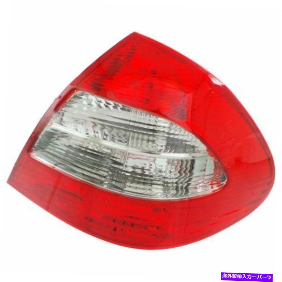 USテールライト E350 07-09、助手席側テールライト、クリア、レンズ For E350 07-09, Passenger Side Tail Light, Clear and Red Lens【並行輸入品】