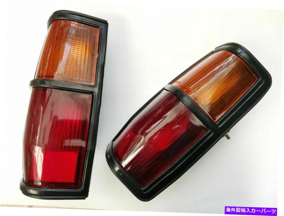 USテールライト Datsun日産720 JUTE MODEL 1984 85ペアテールライト左右黒NEW FITS DATSUN NISSAN 720 UTE MODEL 1984 85 PAIR TAIL LIGHTS LEFT RIGHT BLACK NEW【並行輸入品】