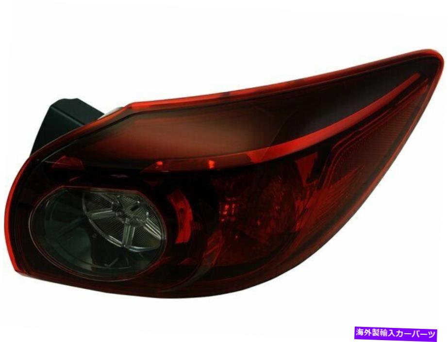USテールライト 2014-2018 Mazda 3テールライトアセンブリ右側の46684ZB 2015 2016 2017 For 2014-2018 Mazda 3 Tail Light Assembly Right Outer 46684ZB 2015 2016 2017【並行輸入品】