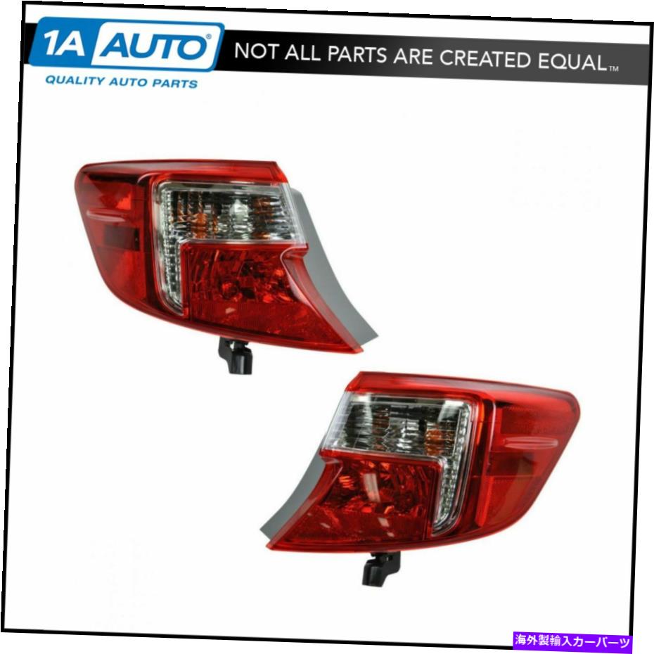 USテールライト 12-13 Camry＆Hybridのための外側ブレーキライトTaillight Taillampペアセット Outer Brake Light Taillight Taillamp Pair Set of 2 for 12-13 Camry & Hybrid【並行輸入品】 35,688円