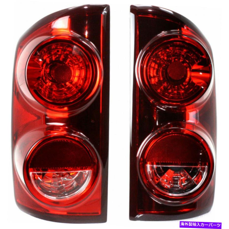 USテールライト Dodge Ram 2500 Tail Light 2007 2008 2009ペアRHとLH側の電球ドット Fits Dodge Ram 2500 Tail Light 2007 2008 2009 Pair RH and LH Side w/ Bulbs DOT【並行輸入品】