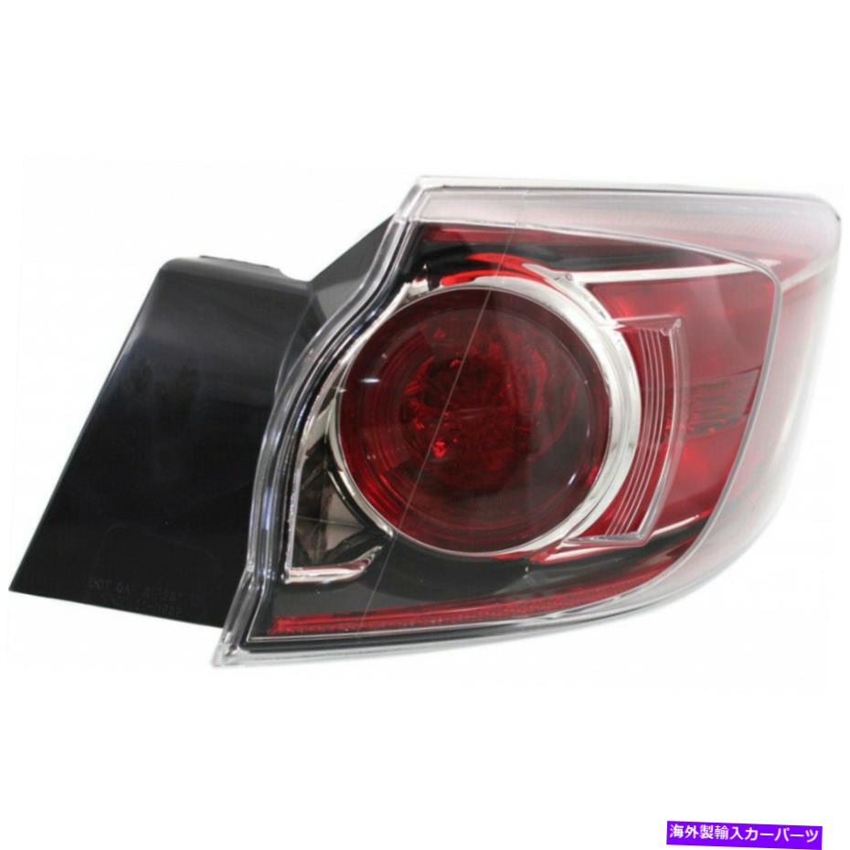 USテールライト MA2801147フィット2010-2013マツダ3 H / B旅客サイドテールライトCAPA MA2801147 Fits 2010-2013 Mazda 3 H/B Passenger Side Tail Light CAPA【並行輸入品】