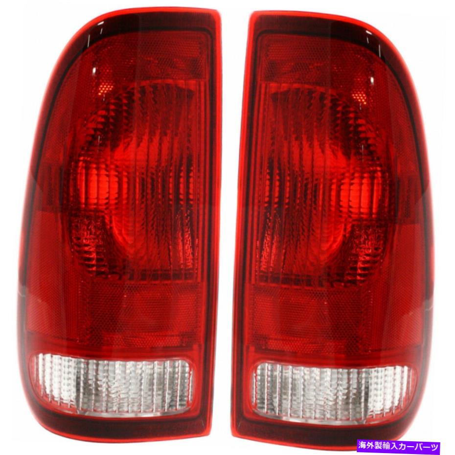 USテールライト FORD F-250 HDテールライト1997 LHとRHペアカーマスタイル For Ford F-250 HD Tail Light 1997 LH and RH Pair CAPA Style【並行輸入品】