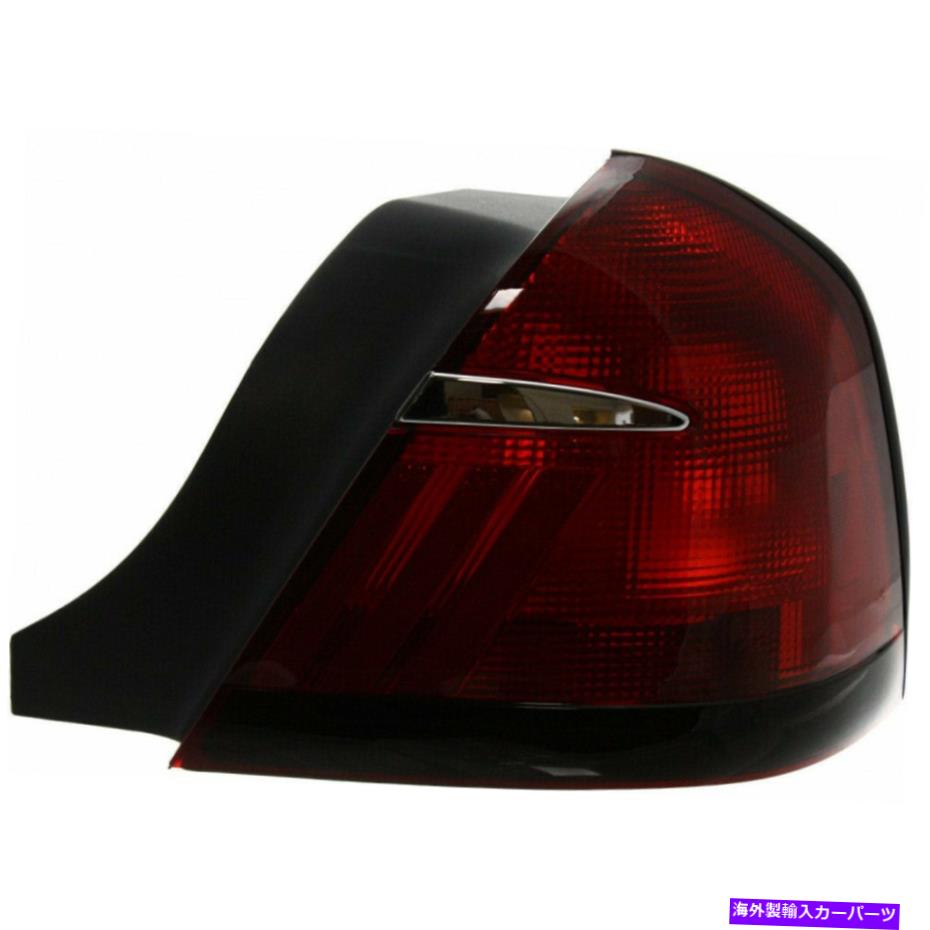 USテールライト Mercury Grand Marquis Tail Light 1998-2002の納入灯 For Mercury Grand Marquis Tail Light 1998-2002 Passenger Side w/o Bulbs【並行輸入品】