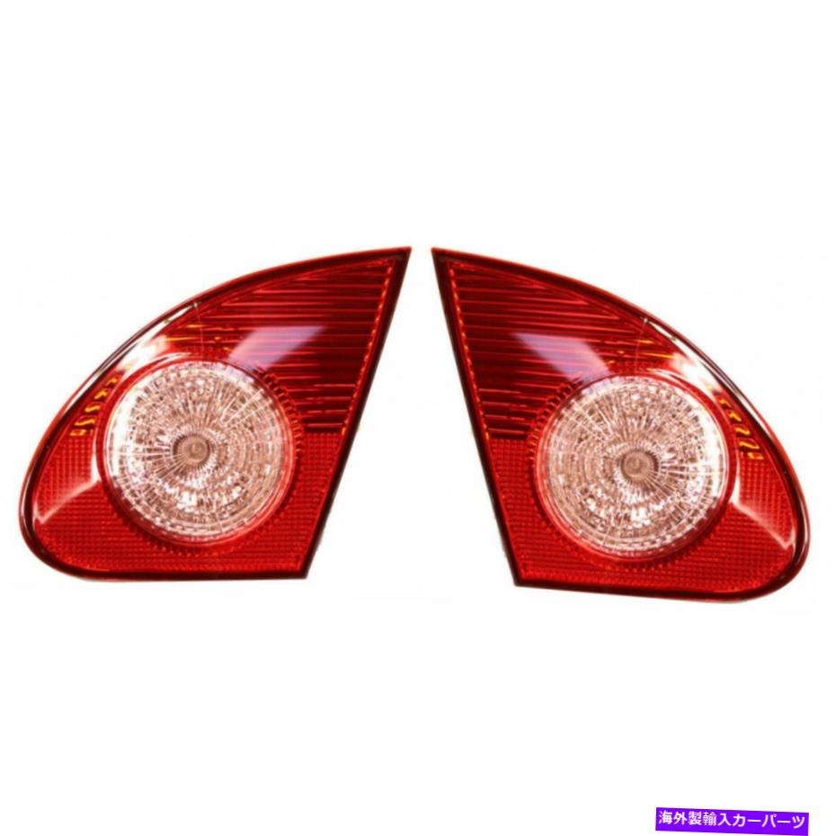 USテールライト トヨタカローラインナーテールライト2003-2008ペアRHとLH側w /電球ドット For Toyota Corolla Inner Tail Light 2003-2008 Pair RH and LH Side w/ Bulbs DOT【並行輸入品】