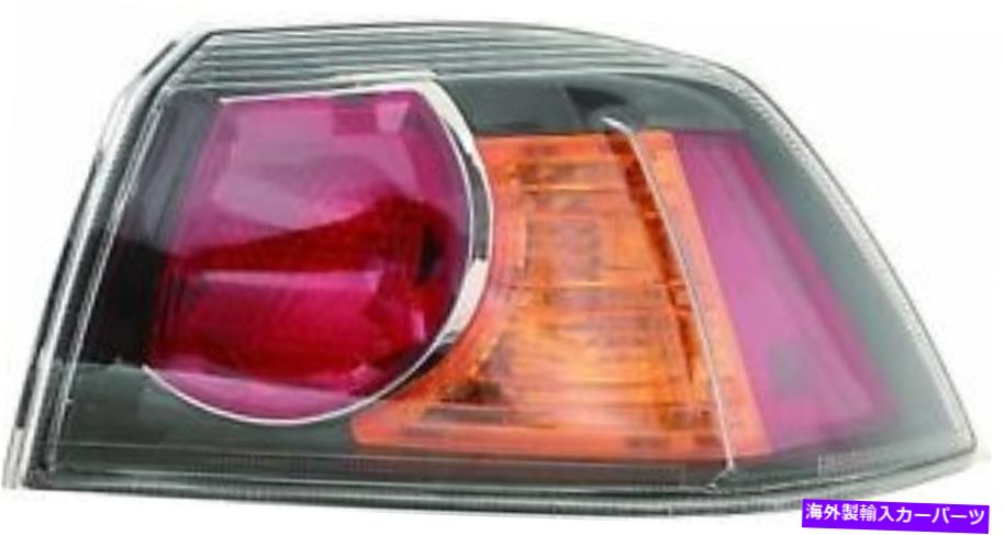 USテールライト 2009-2013三菱ランサー/進化旅客サイドテールライトアセンブリ For 2009-2013 Mitsubishi Lancer / Evolution Passenger Side Tail Light Assembly【並行輸入品】