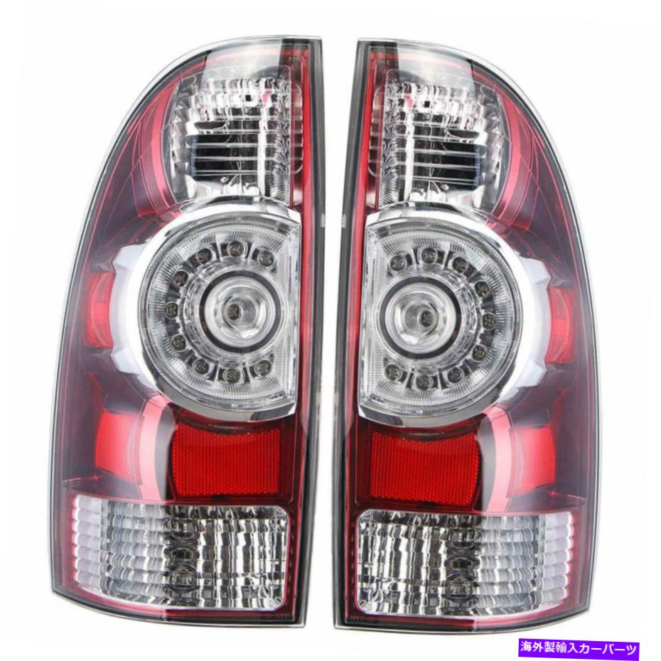 USテールライト ペアLEDテールライト左+右ブレーキランプ2005-2015トヨタタコマ米国 A Pair LED Tail Lights Left+Right Brake Lamps Fit For 2005-2015 Toyota Tacoma US【並行輸入品】