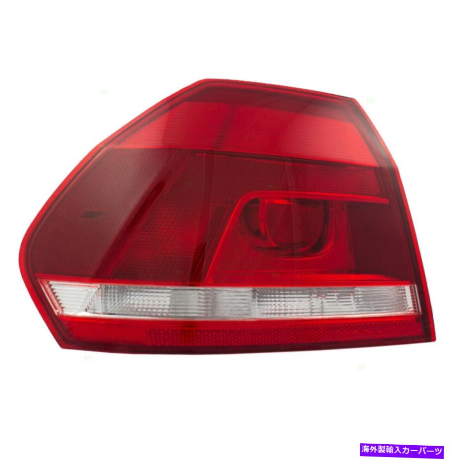 USテールライト テールライトフィット2012-2015 VWスワーゲンVW Passatドライバークォーターパネルマウントランプ Tail Light fits 2012-2015 Volkswagen VW Passat Driver Quarter Panel Mounted Lamp【並行輸入品】