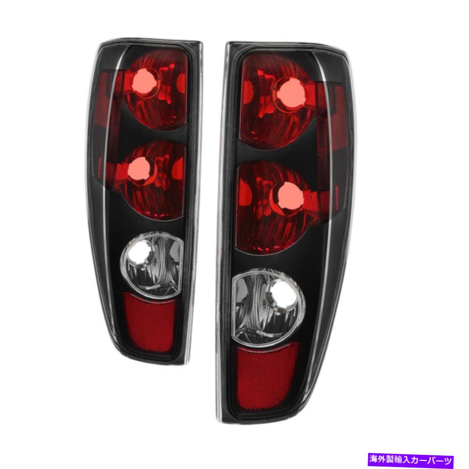 USテールライト Chevy Colorado GMCキャニオン04-12ブラックの交換用リアテールブレーキライトセット Chevy Colorado GMC Canyon 04-12 Black Replacement Rear Tail Brake Lights Set【並行輸入品】