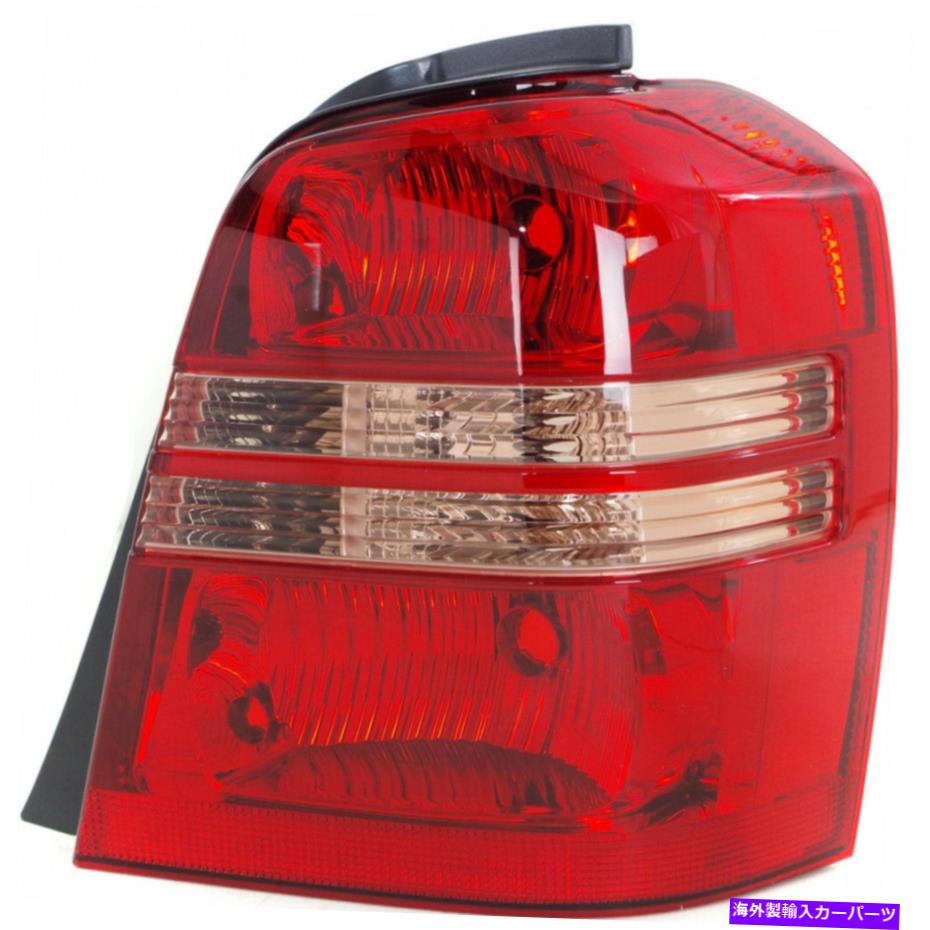USテールライト トヨタハイランダーテールライト2001 2002 2003旅客サイドW /電球 Fits Toyota Highlander Tail Light 2001 2002 2003 Passenger Side w/ Bulbs【並行輸入品】 35,688円