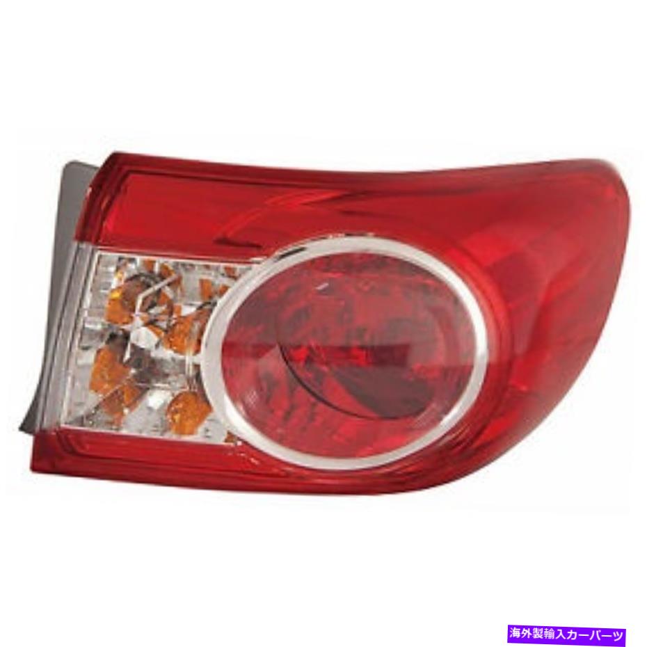 USテールライト トヨタカローラ（助手席側アウター）TO2805111C用テールライトアセンブリ Tail Light Assembly for Toyota Corolla (Passenger Side Outer) TO2805111C【並行輸入品】
