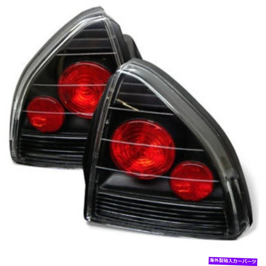 USテールライト フィットホンダ92-96プレリュードブラックユーロスタイルリアテールライトランプSi S 4WS V-TEC Fit Honda 92-96 Prelude Black Euro Style Rear Tail Lights Lamp Si S 4WS V-TEC【並行輸入品】