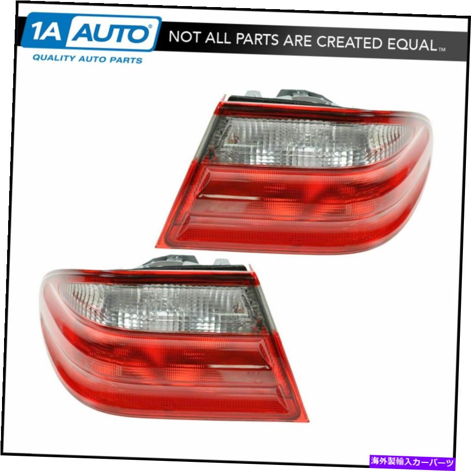 USテールライト Taillights Taillampsブレーキライト左/右ペアセット00-02メルセデスEクラス Taillights Taillamps Brake Lights Left/Right Pair Set for 00-02 Mercedes E Class【並行輸入品】