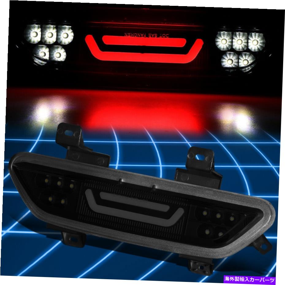 USテールライト 15-18フォードマスタングタイントLEDバーの第3ブレーキライトカーゴランプの取り替え For 15-18 Ford Mustang Tinted LED Bar Third Brake Light Cargo Lamp Replacement【並行輸入品】