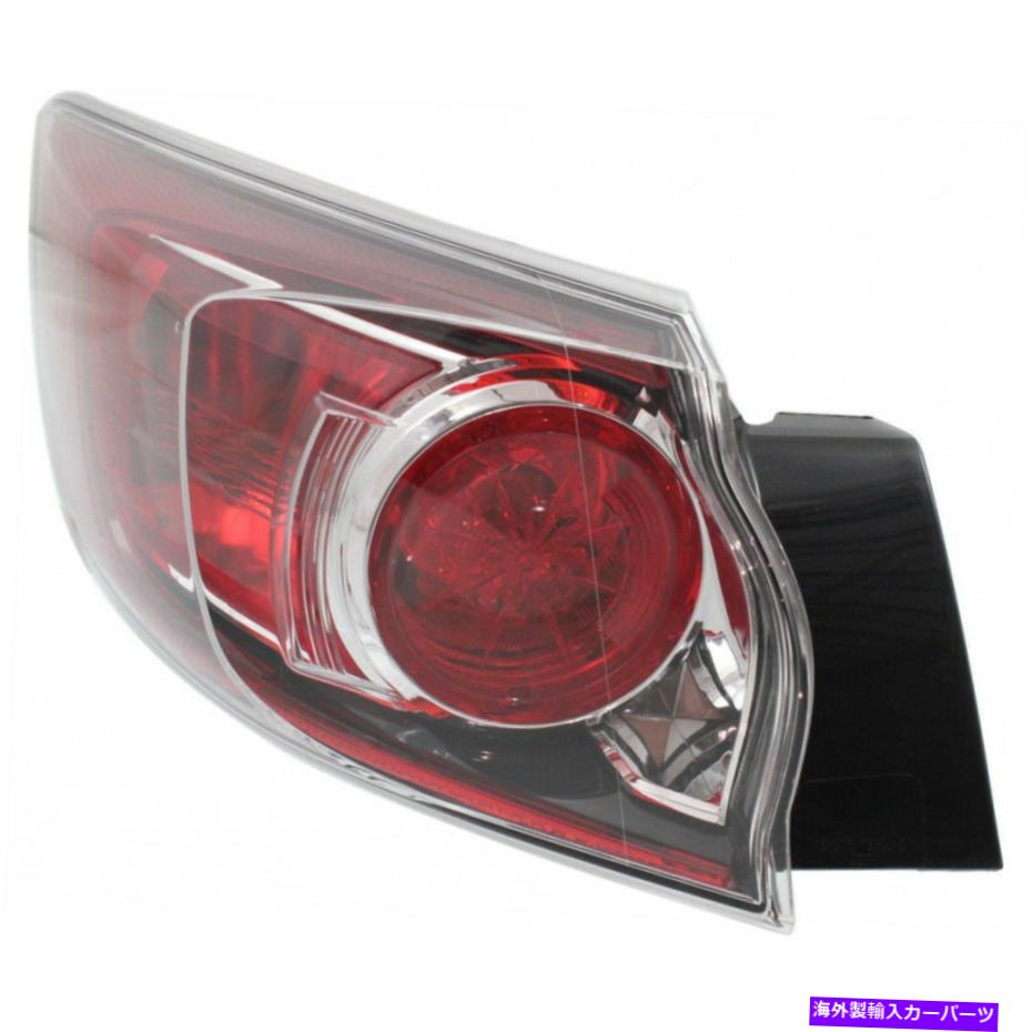 USテールライト MA2800147フィット2010-2013マツダ3 H / BドライバサイドテールライトCAPA MA2800147 Fits 2010-2013 Mazda 3 H/B Driver Side Tail Light CAPA【並行輸入品】
