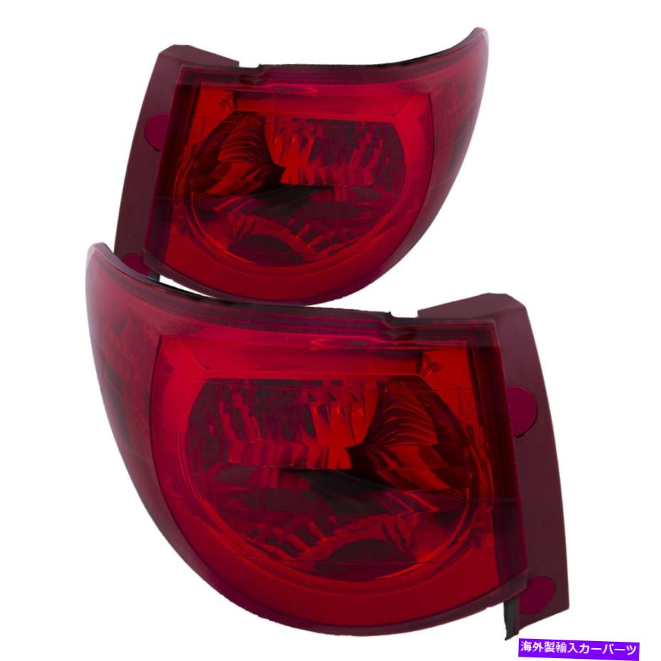USテールライト フィット2009-2012シボレートラヴァースリアテールライトペア左右セット Fits 2009-2012 Chevrolet Traverse Rear Tail Lights Pair Left Right Set【並行輸入品】