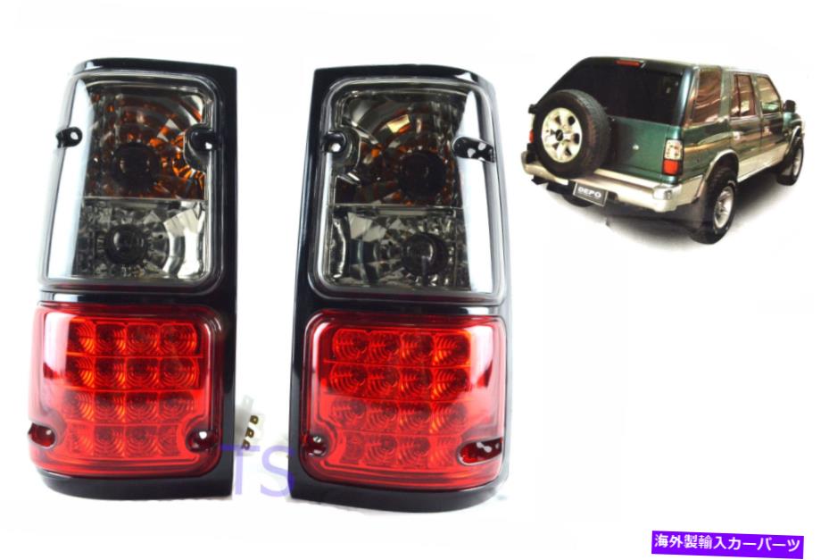 USテールライト 煙赤レンズLEDテールランプライトフィットIsuzu Holden Cameo TFR UTE 1989 90-1996 SMOKE RED LENS LED TAIL LAMPS LIGHTS FIT ISUZU HOLDEN CAMEO TFR UTE 1989 90-1996【並行輸入品】