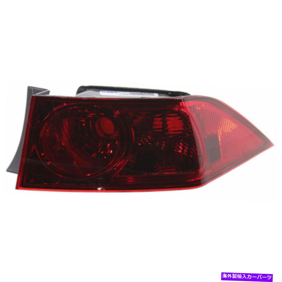 USテールライト AC2819109 2006-2008 Acura TSXの乗客のテールライトドット認定 AC2819109 Fits 2006-2008 Acura TSX Passenger Tail Light DOT Certified【並行輸入品】