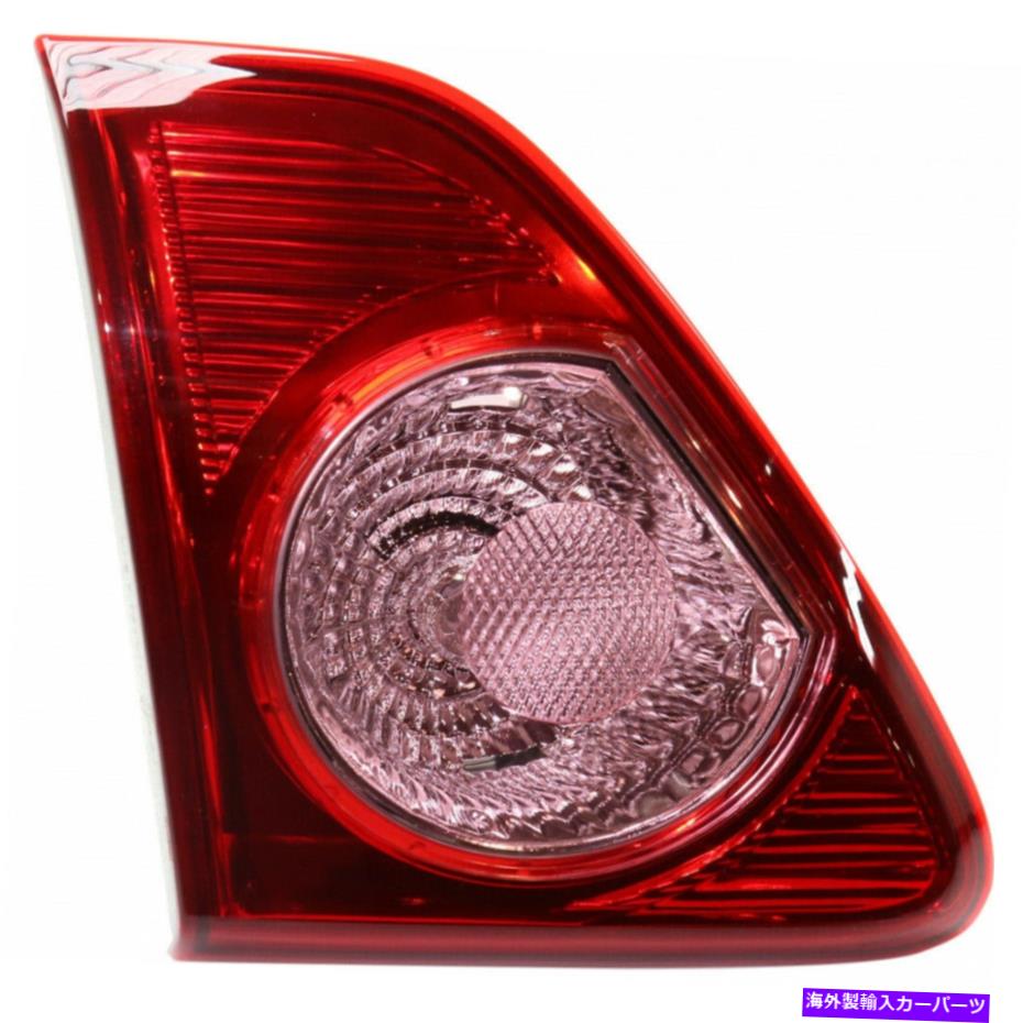 USテールライト FITS 2009 2010トヨタカローラテールライトインナードライバサイド - （CAPA）TO2802105 Fits 2009 2010 TOYOTA COROLLA Tail Light Inner Driver Side - (CAPA) TO2802105【並行輸入品】