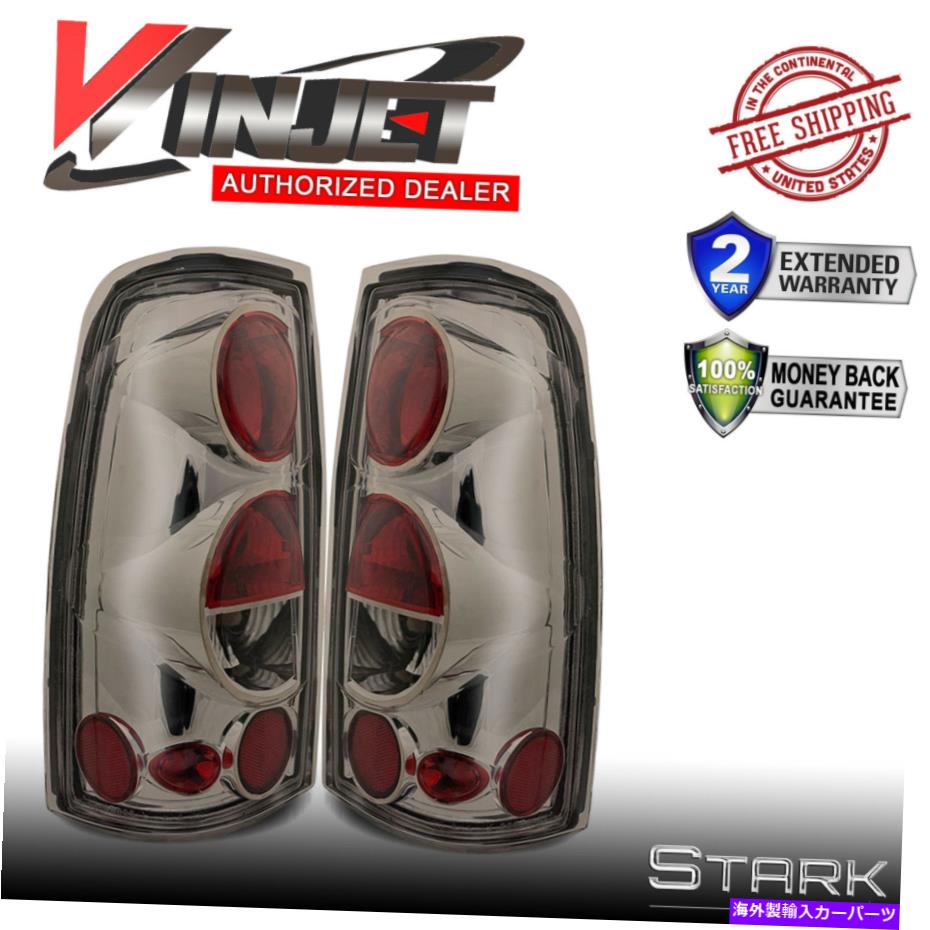USテールライト 99-06 Silverado 1500 2500 3500 HDテールライトランプクロムスモーク 99-06 Silverado 1500 2500 3500 HD Tail Lights Lamp Chrome Smoke【並行輸入品】