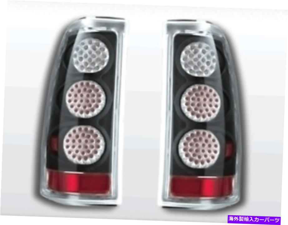 USテールライト 03-06 Chevy Silverado / 07 Classic L.E.D.黒いテールライトを見てください 03-06 CHEVY SILVERADO / 07 CLASSIC L.E.D. LOOK BLACK TAIL LIGHTS【並行輸入品】