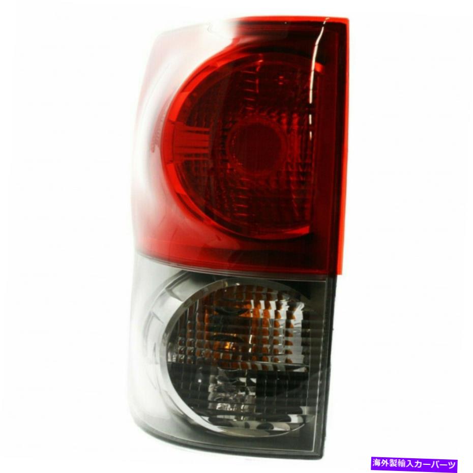 USテールライト TO2800165 2007-2009トヨタツンドラリアテールライトドライバ側W /球根 TO2800165 Fits 2007-2009 Toyota Tundra Rear Tail Light Driver Side w/Bulbs【並行輸入品】