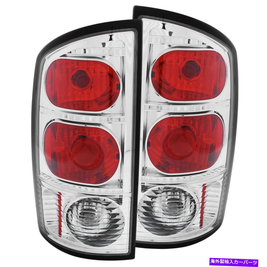 USテールライト ドッジRAM 1500 2500 3500テールライト左右ペアW /赤＆クリアレンズ Fits Dodge Ram 1500 2500 3500 Tail Lights Left & Right Pair w/ Red & Clear Lens【並行輸入品】
