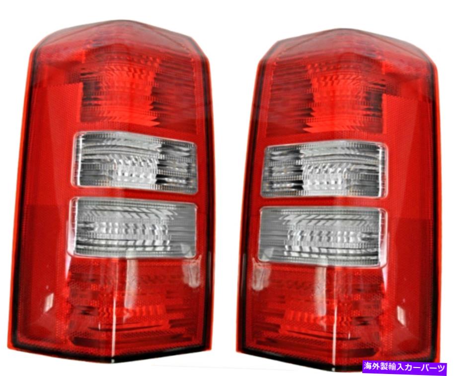 USテールライト FITS 2007 JP Patriot左右セットテールランプアセンブリ Fits 2007 JP PATRIOT LEFT & RIGHT SET TAIL LAMP ASSEMBLES【並行輸入品】