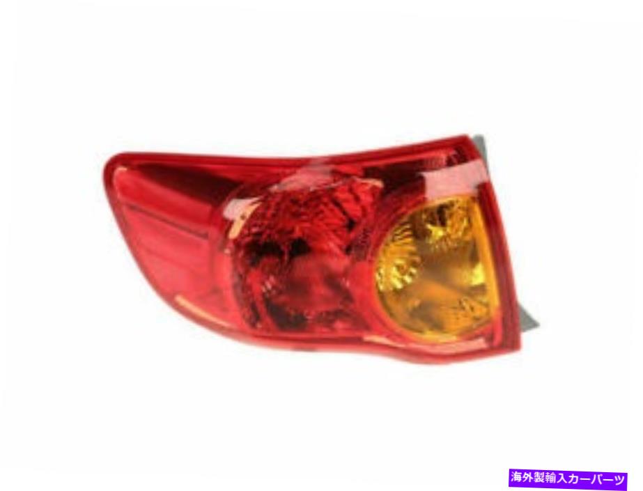 USテールライト TOYOTA COROLLA 2009 2011用左テールライトアセンブリTYC 4NNY65 Left Tail Light Assembly TYC 4NNY65 for Toyota Corolla 2009 2010 2011【並行輸入品】