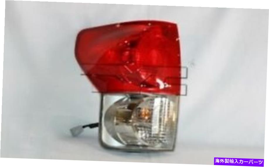 USテールライト 2007年から2009年の末尾の照明アセンブリTOYOTA TUNDRA 2008 TYC 11-6236-00-9 Left Tail Light Assembly For 2007-2009 Toyota Tundra 2008 TYC 11-6236-00-9【並行輸入品】