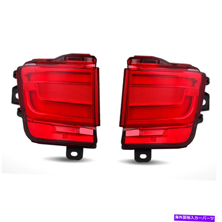 USテールライト トヨタランドクルーザーのためのLEDレッドリアフォグ＆ブレーキTaillightバンパーリフレクターライト LED Red Rear Fog&Brake Taillight Bumper Reflector Lights For Toyota LAND CRUISER【並行輸入品】