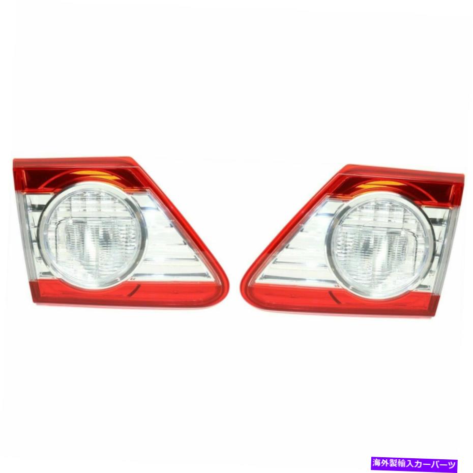 USテールライト 2インナーテールライトレンズとハウジングの新しいLHとRh側セットコラローラ New LH And RH Side Set Of 2 Inner Tail Light Lens and Housing Fits Corolla【並行輸入品】